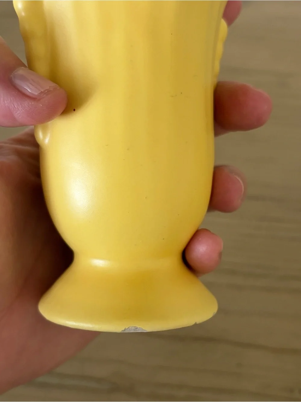 Shawnee Pottery Matte Yellow Bud Vase - Made in the USA